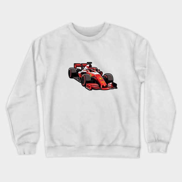 Formula 1 Car Crewneck Sweatshirt by Artifyio